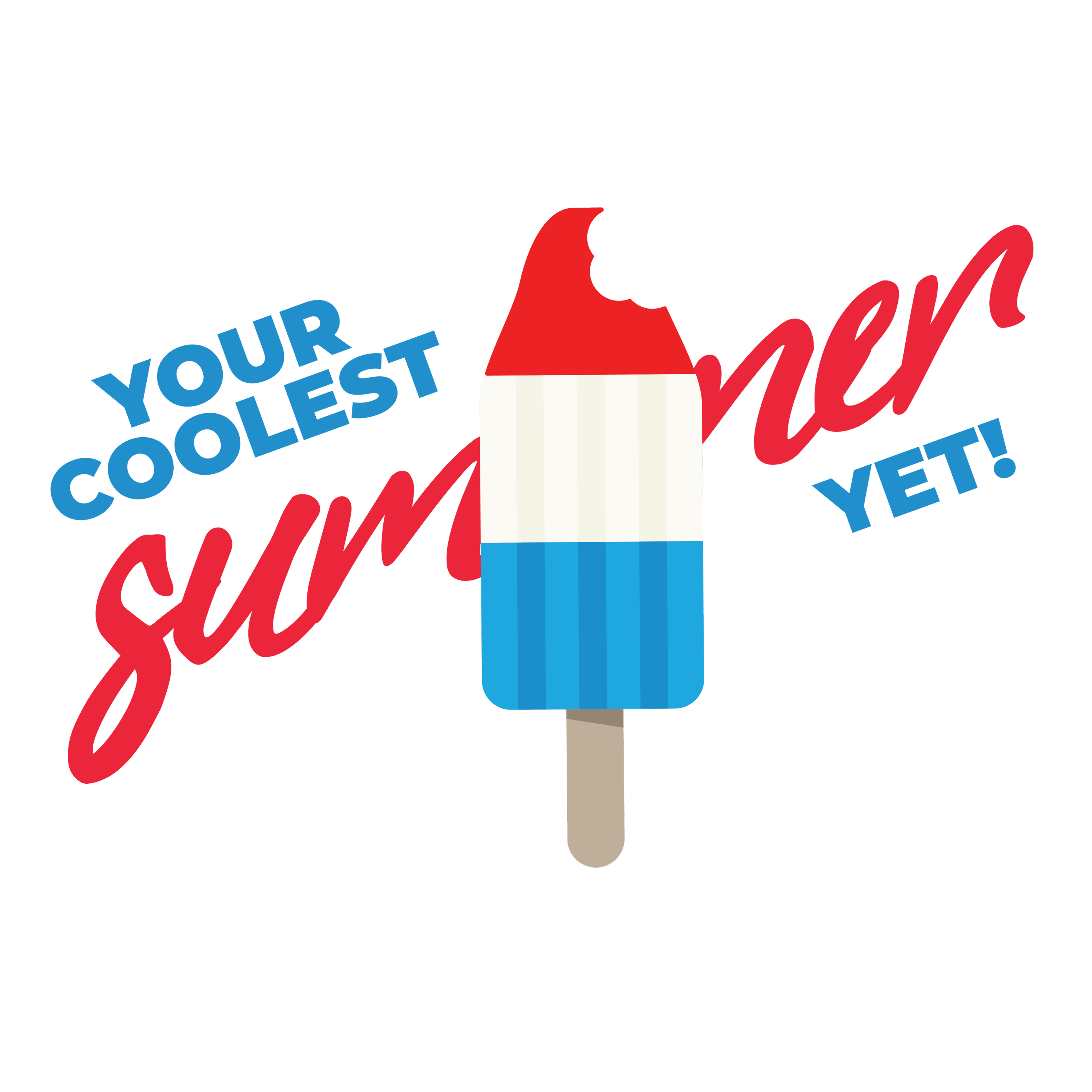 Ocean Summer celebration popsicle 