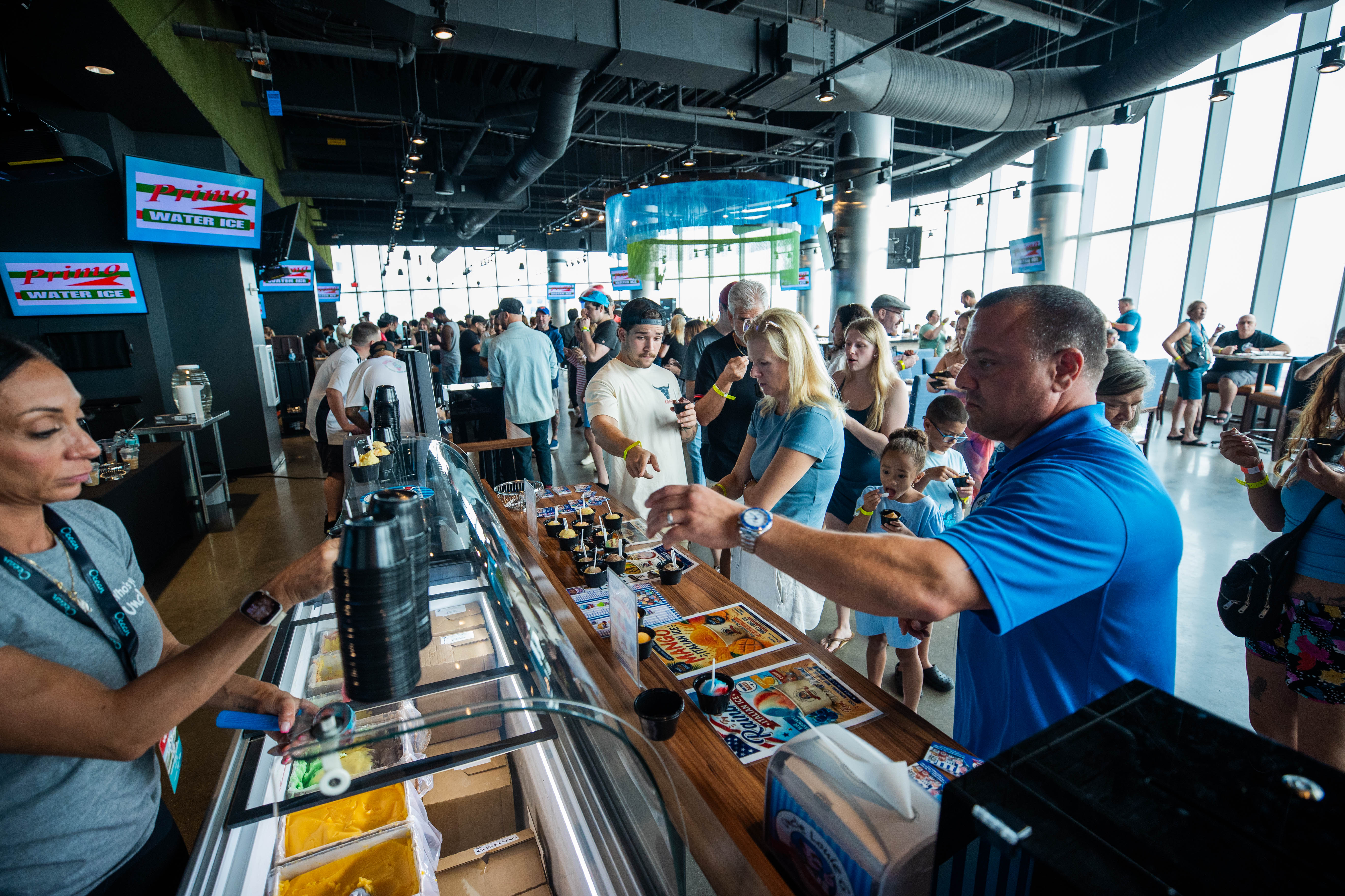 water ice festival at topgolf swing suite in ocean casino resort