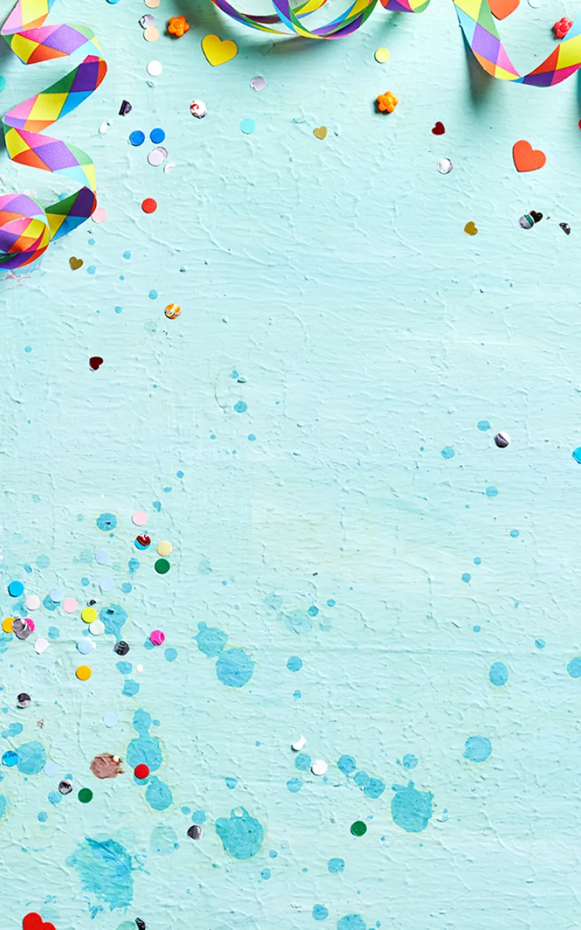 Birthday confetti 