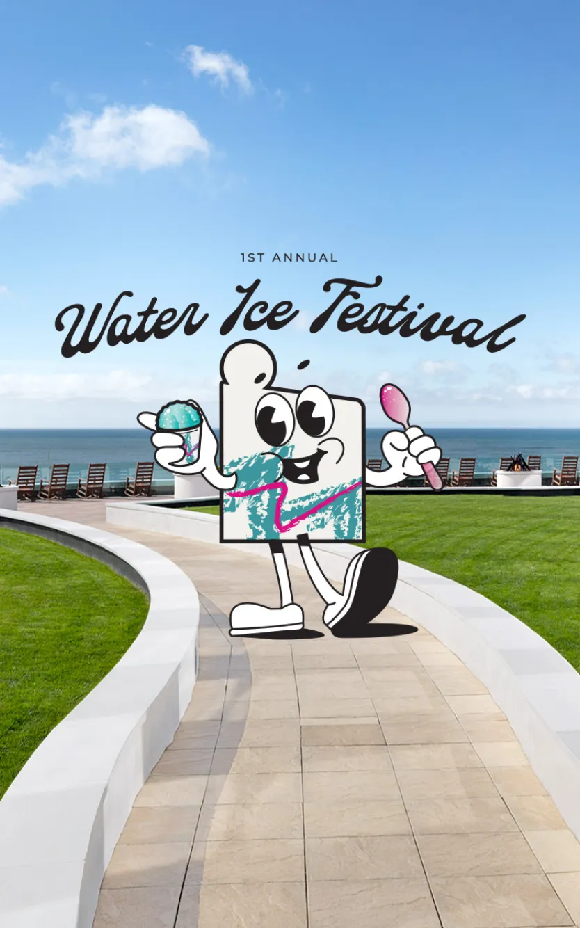 Water Ice Festival Logo at Ocean Casino Resort in Atlantic City