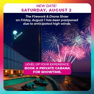 cabana firework reschedule 