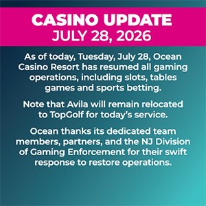 CASINO UPDATE