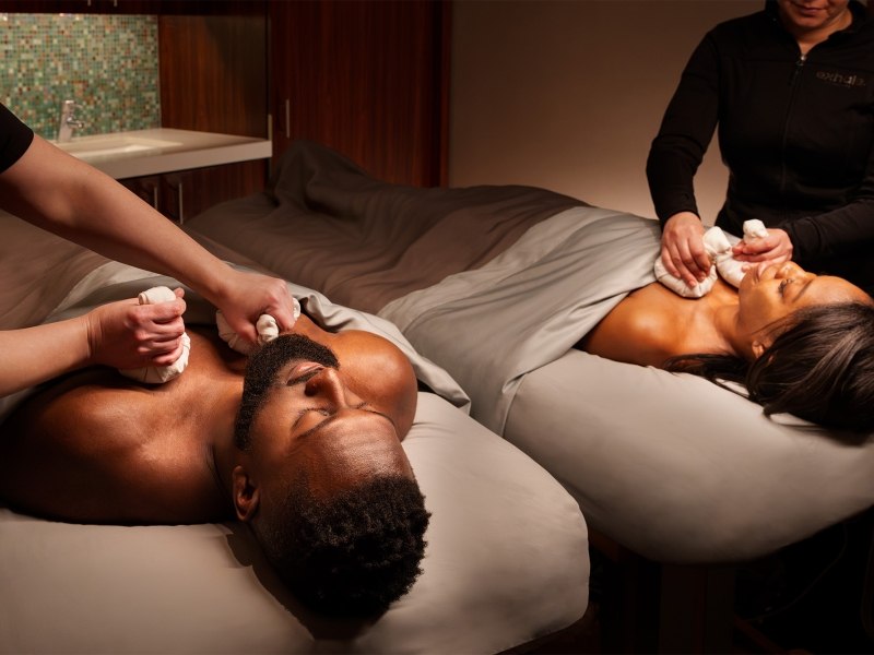 exhale spa couples massage