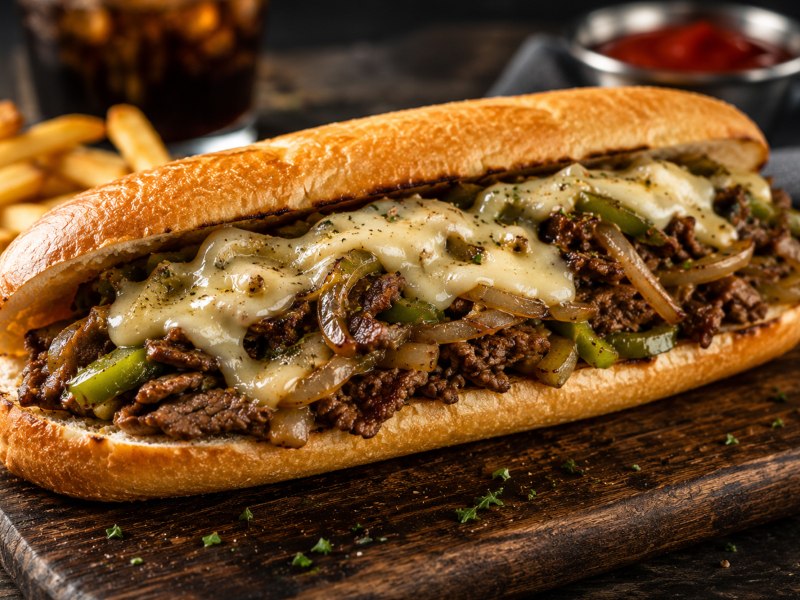 high steaks cheesesteak