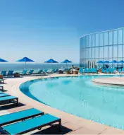 Pool view at Ocean Casino Resort
