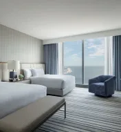 Contemporary Blu Queen Room