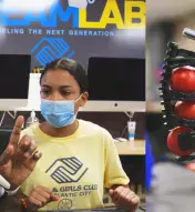 people creating robots at the boys and girls club of Atlantic City