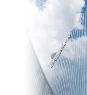 Hansen Foundation graphic and logo next to image of exterior of Ocean Casino Resort