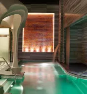 Exhale Spa + Bathhouse with pool and atrium
