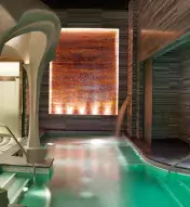 Exhale Spa + Bathhouse with pool and atrium