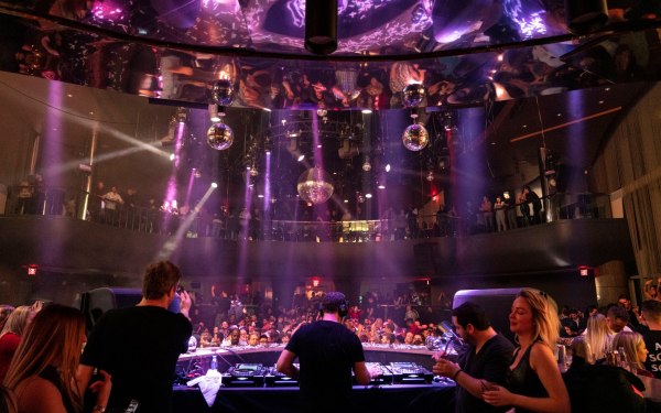 DJ performing at HQ2 nightclub inside Ocean Casino Resort in Atlantic City