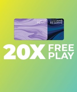 20x free play ocean casino resort