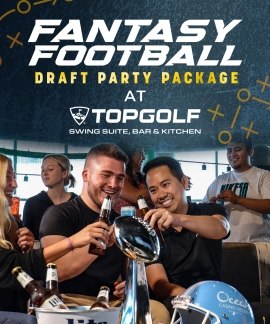 fantasy football draft party packages topgolf swing suite