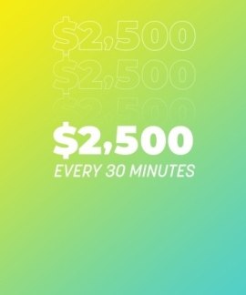 2500 every 30 minutes sweepstakes ocean casino resort