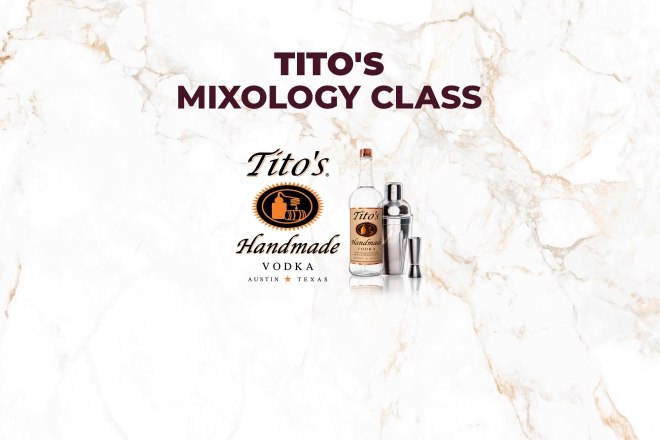 titos mixology class at bottled