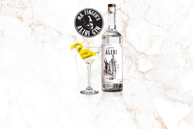 alibi gin bottled 