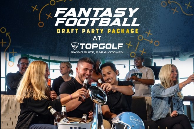 fantasy football draft party packages topgolf swing suite