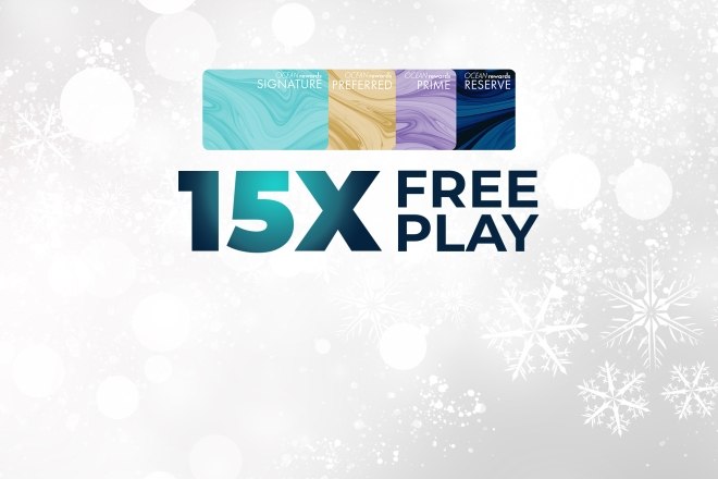 15x free play ocean casino resort