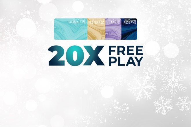 20x free play ocean casino resort
