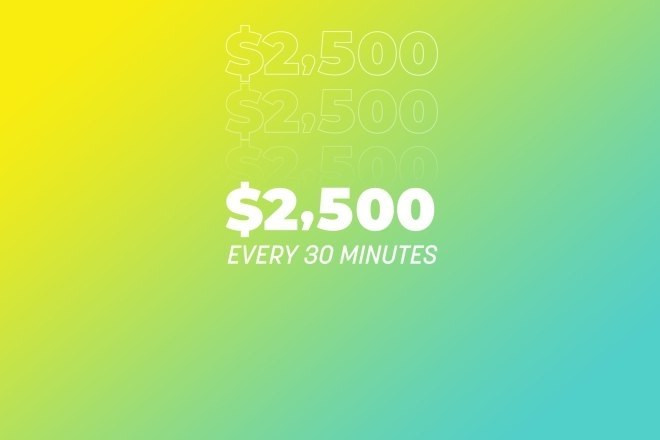 2500 every 30 minutes sweepstakes ocean casino resort