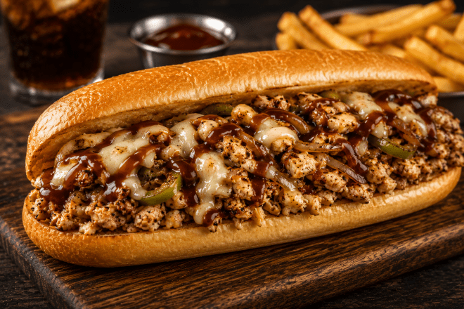 Image of chicken cheesesteak