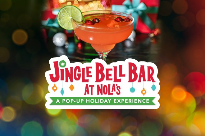 Jingle Bell Bar at Nola's Bar & Lounge 