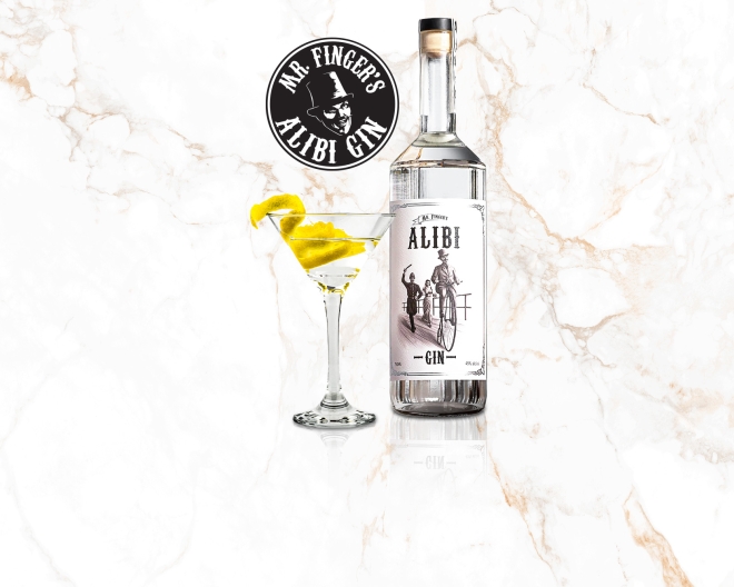 alibi gin bottled 